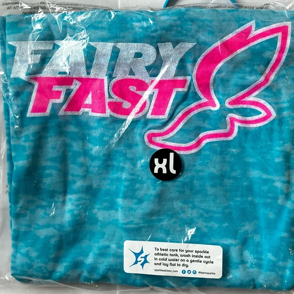 NWT Sparkle Athletic Bundle» Turquoise Fairy Running Outfit - Picture 3 of 16